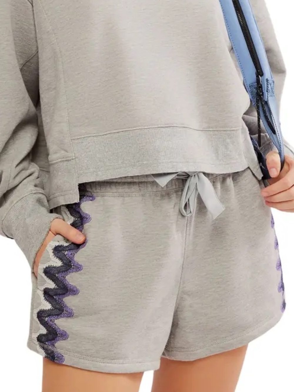 FP MOVEMENT Feeling Wavy Side Appliqué Cotton Blend Shorts